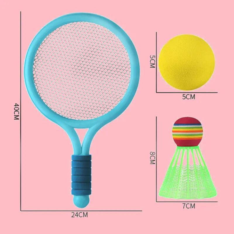 Kit Infantil Raquetes de Badminton - FunnyKids